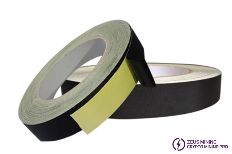 black acetate tape