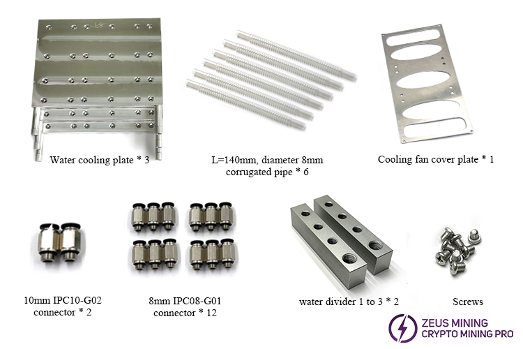 liquid cooling plate for Antminer L9