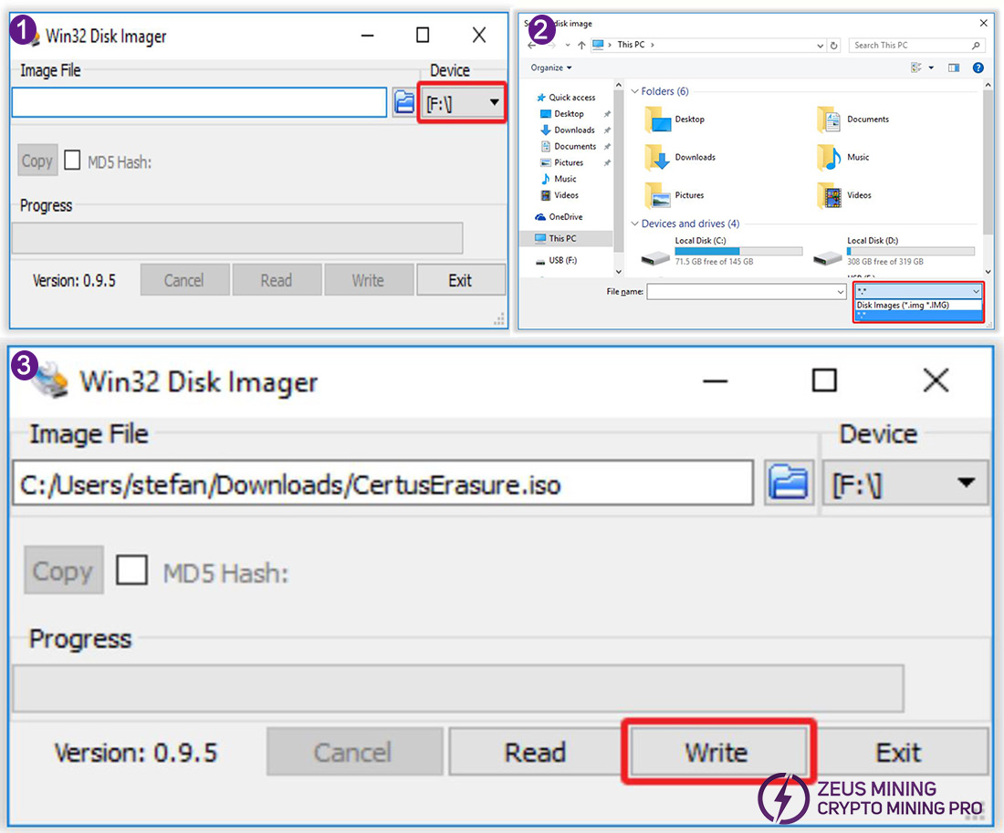 Innosilicon disk imager usage