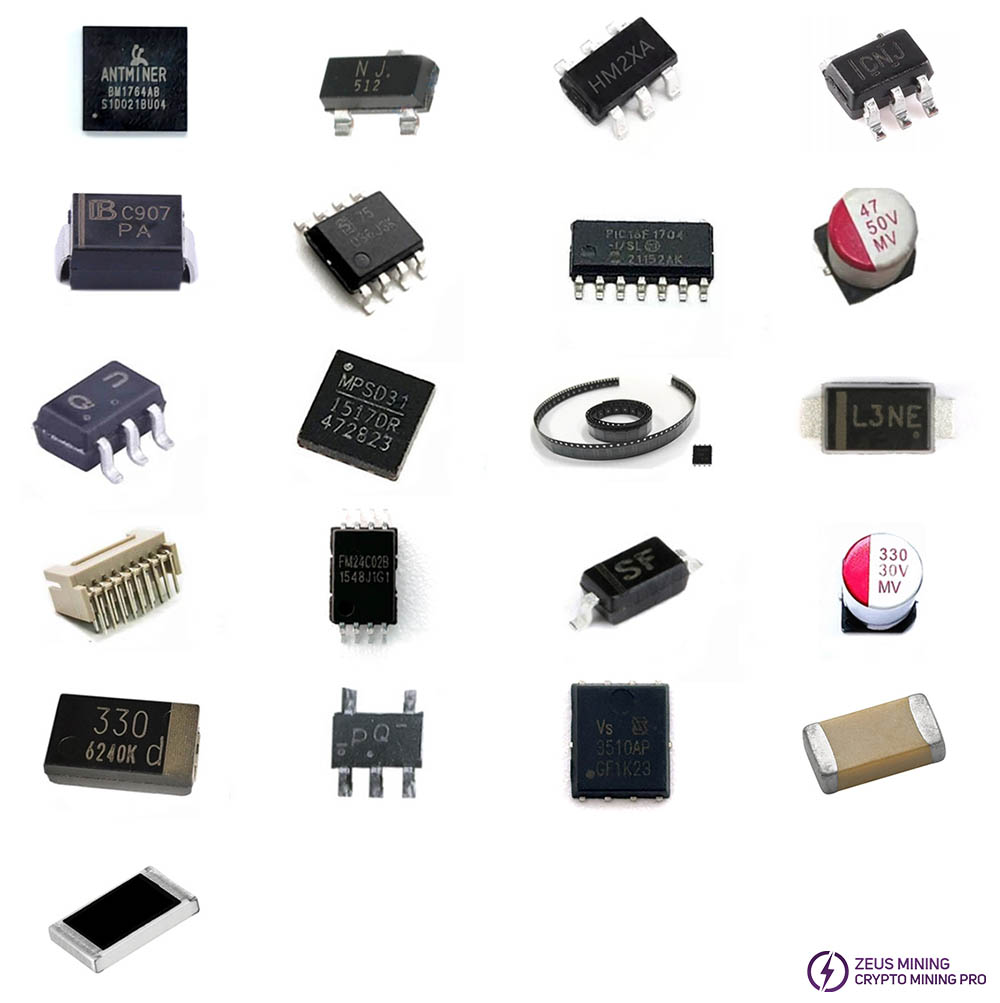 D7 hash board replacement parts list