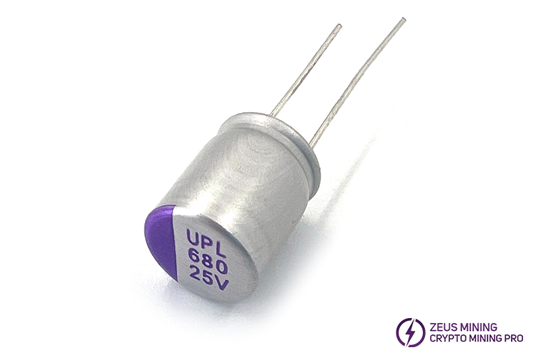 25V 680UF aluminum electrolytic capacitor