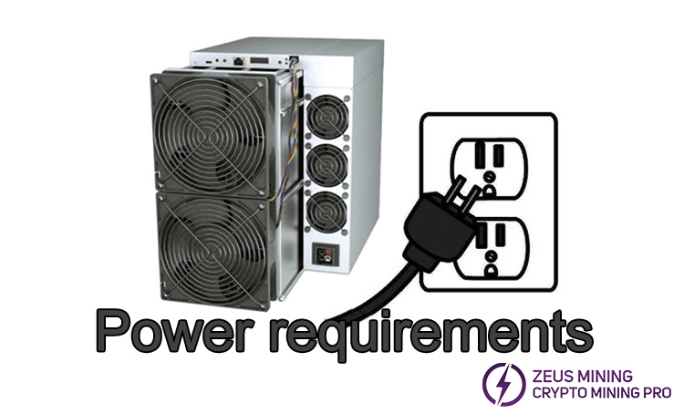 Power consumption requirements