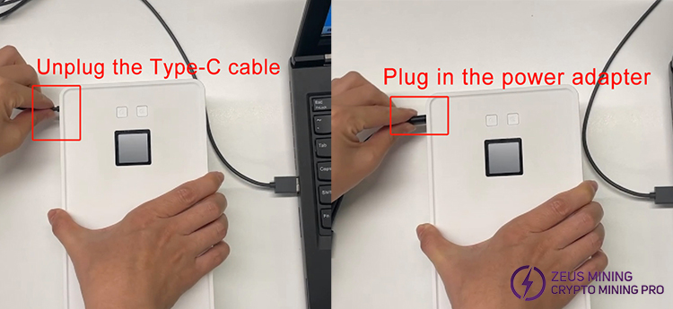 Connect Avalon nano3 to power source