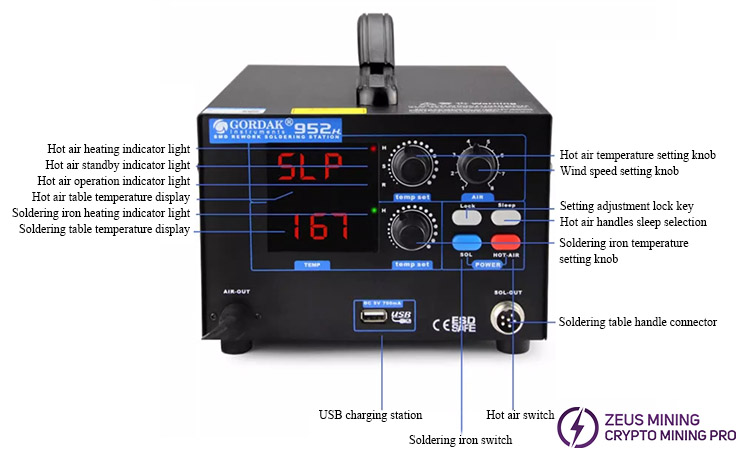 Gordak 952 soldering station