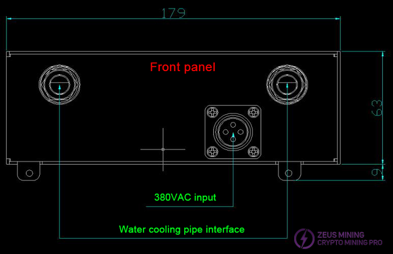 APW11 PSU front panel