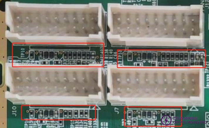 L9 control board data cable terminal