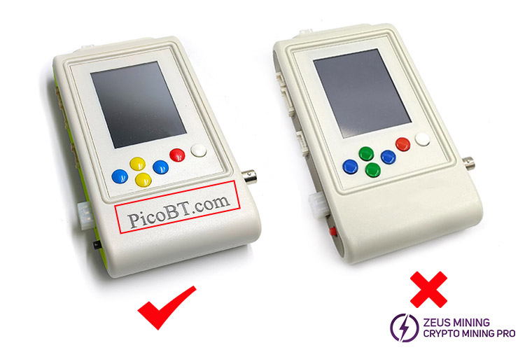 PICOBT tester authenticity identification