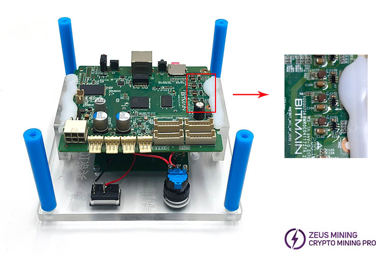 Antminer chips fixture