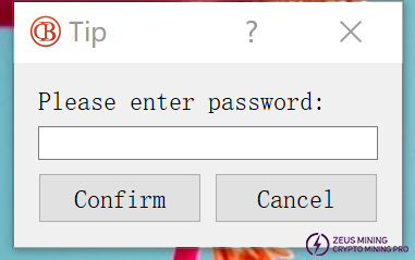 enter password