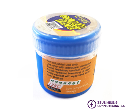 Low-temp solder paste