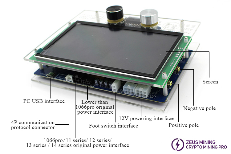 Avalon miner hashboard test fixture A320X