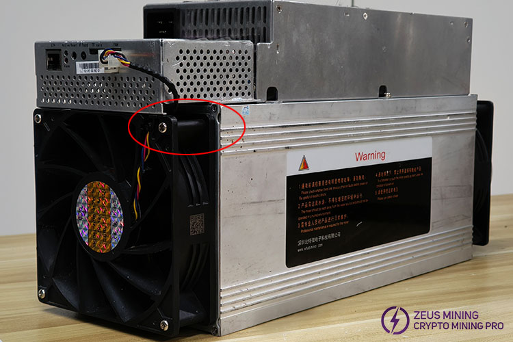 chassis cooling fan screws for Whatsminer