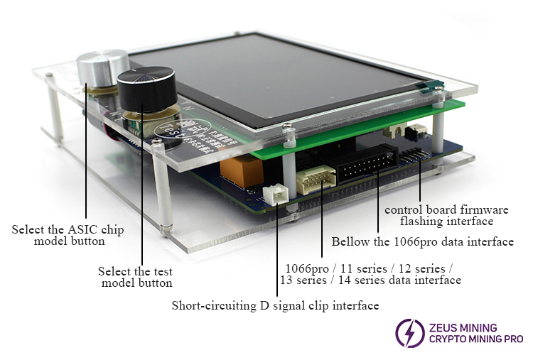 Avalon hash board chip test fixture A320X