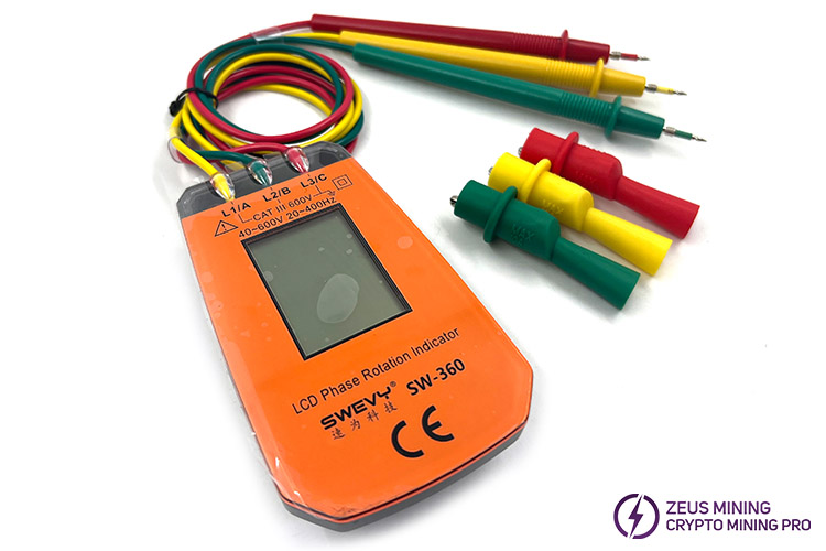 SW-360 3 phase rotation meter