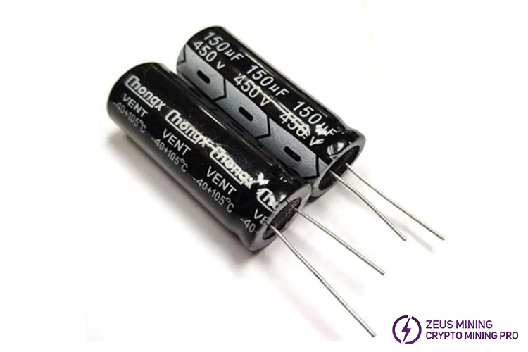 450V 150uF aluminum electrolytic capacitor