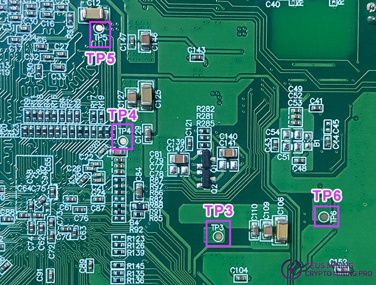 Iceriver control board voltage measurement