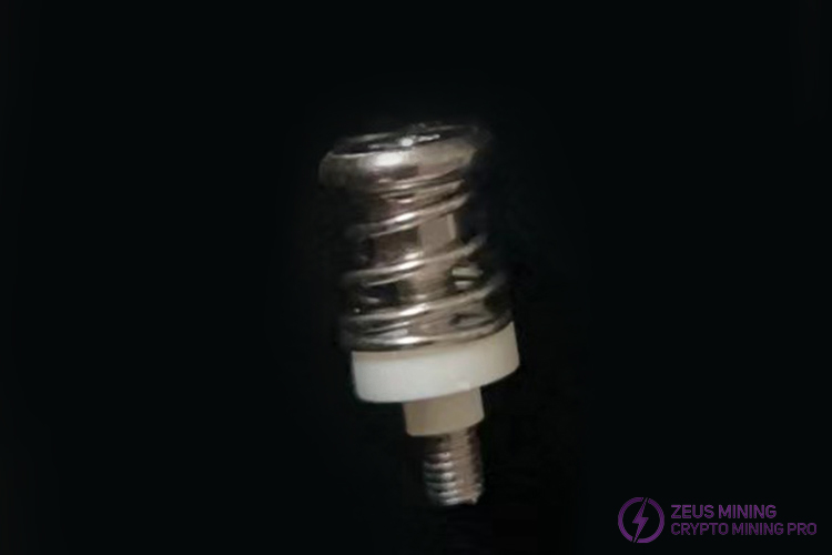 spring screw with washer