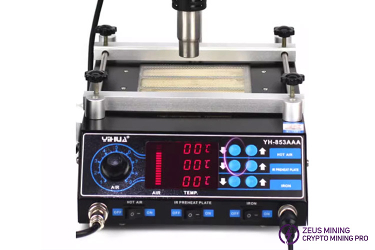 Yihua 853aaa soldering station BGA rework stations