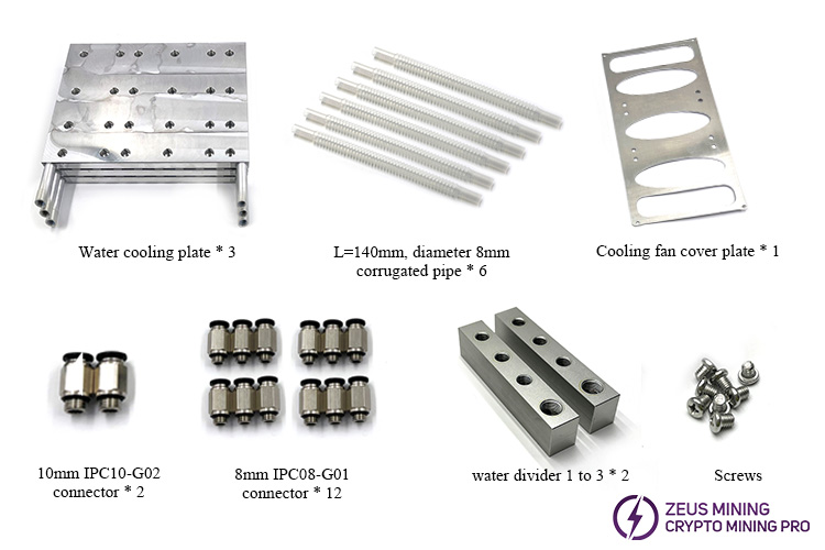 liquid cooling plate for Antminer L9