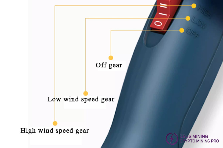 2000W heat gun with intelligent digital display