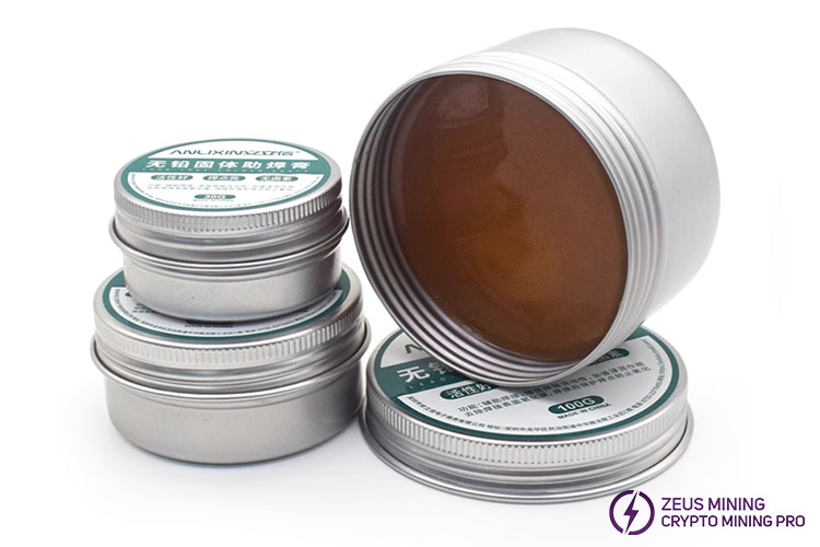 Lead-free solid solder paste 100g