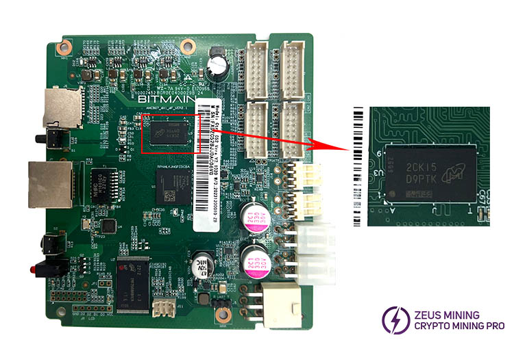 MT41K128M16JT flash memory chip for 7Z007S control board