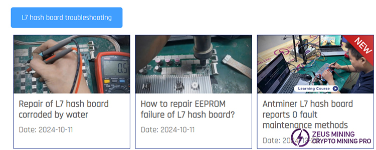 L7 hash board troubleshooting tutorial