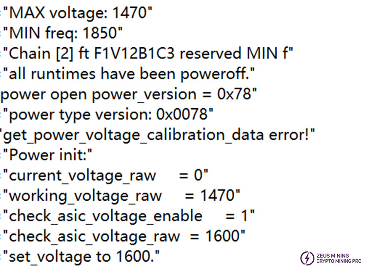 Set 16V output voltage