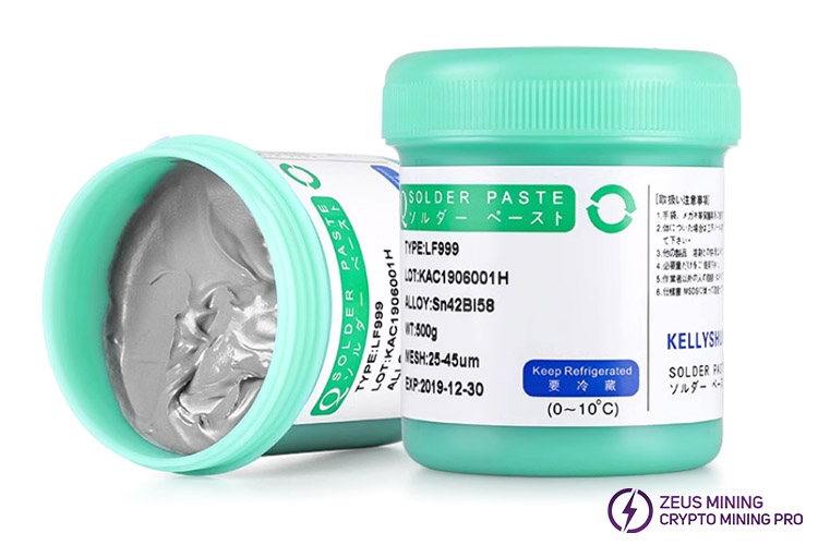 LF99 500g lead free low temperature melting point solder paste