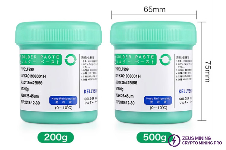 LF999 Sn42Bi58 Lead-free solder paste