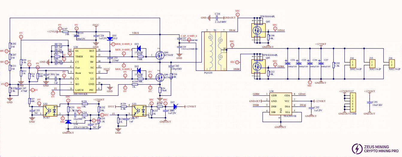 APW17 PSU repair schematic