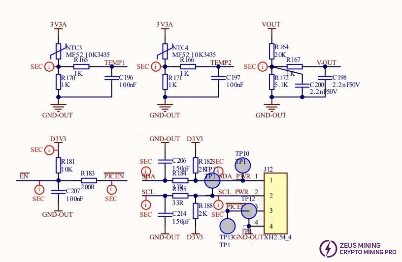 J12 voltage regulation communication port for apw17 