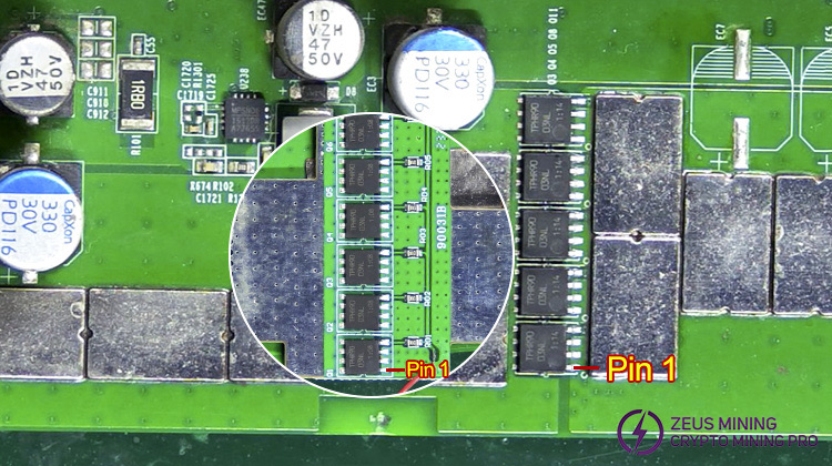 9003 MOS chip pin alignment