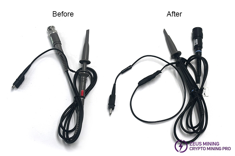 UNI-T UTD2102CEX+ oscilloscope for test