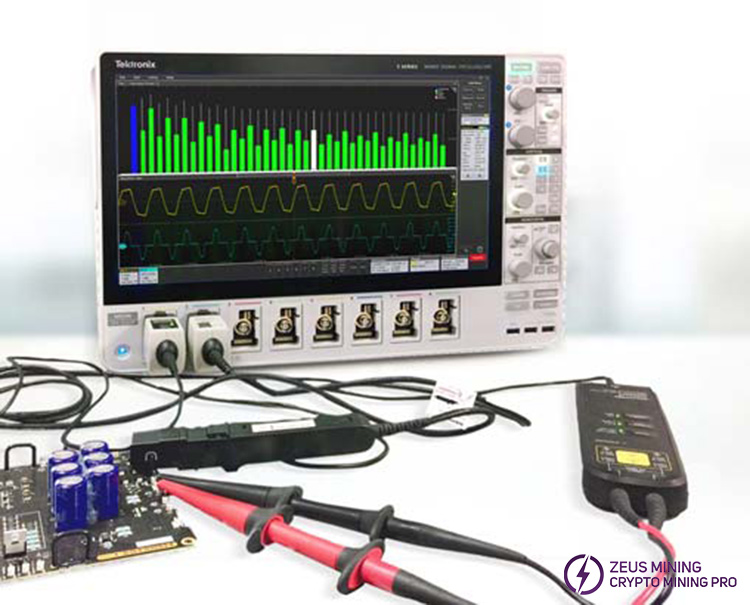 testing with an oscilloscope