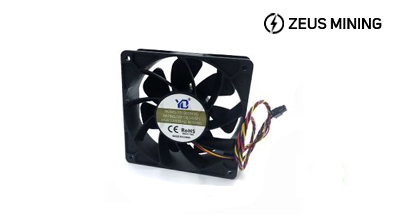 Universal 4P Cooling Fan YD12038B2G 12V 4.5A for Avalonminer