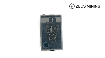 G477 2V tantalum capacitor