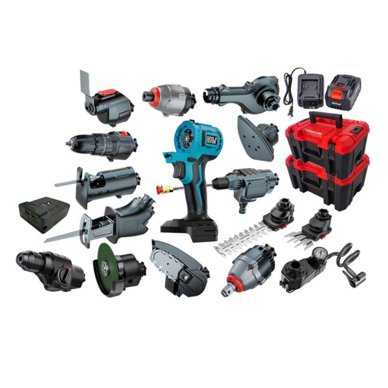 21V cordless power drill set