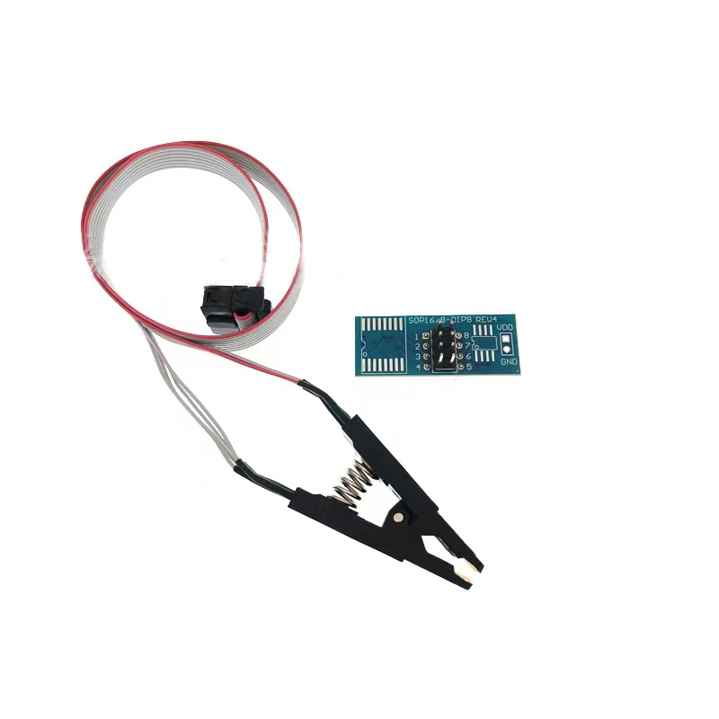 SOP8 to DIP8 programmer testing clip