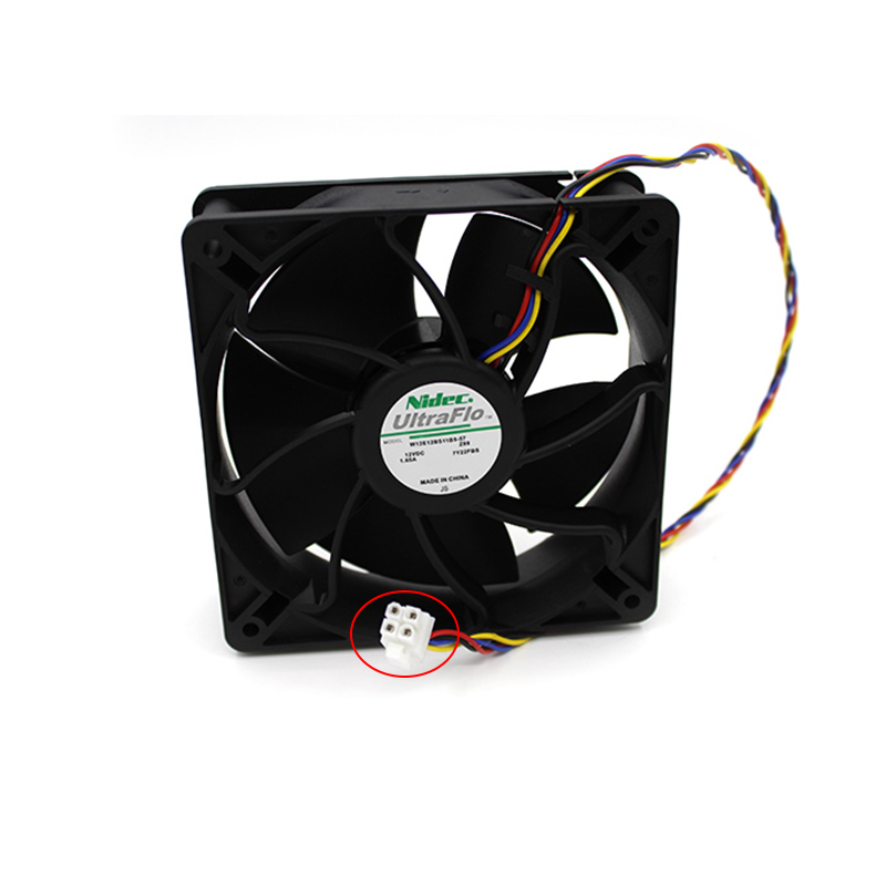 Nidec Antminer 120MM Cooling Fan W12E12BS1B5-57 12V 1.65A