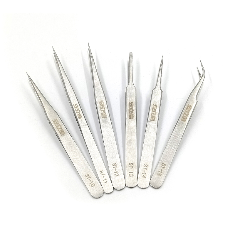 Stainless Steel Tweezers Kit for IC Repair