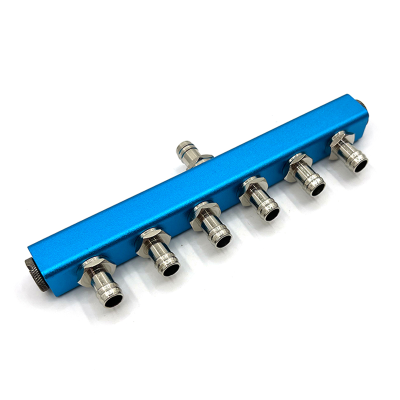 1 to 6 water cooling separator copper manifold