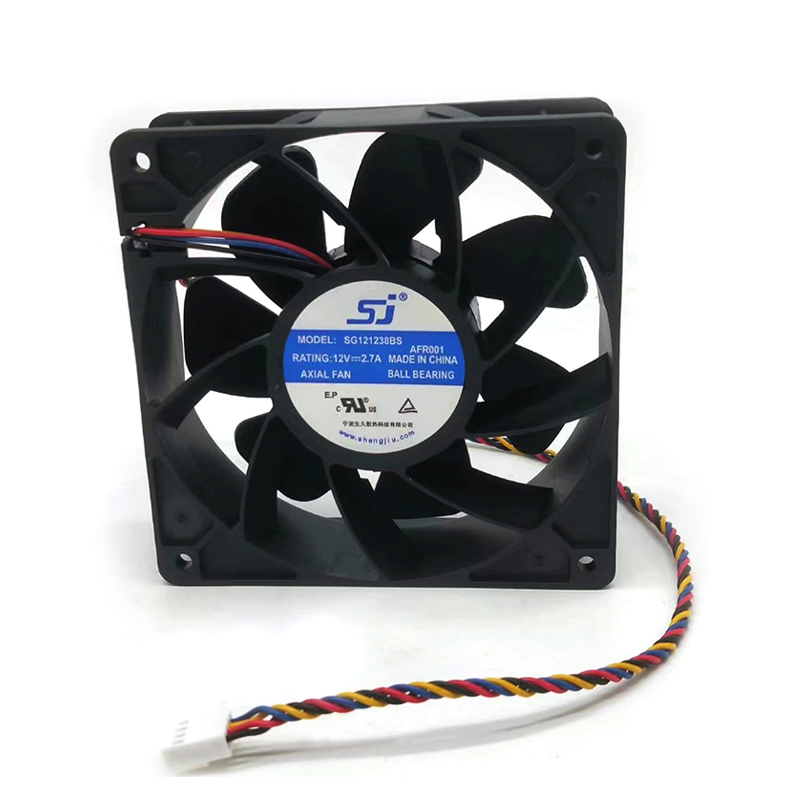 Sj SG121238BS 12V 2.7A cooling fan