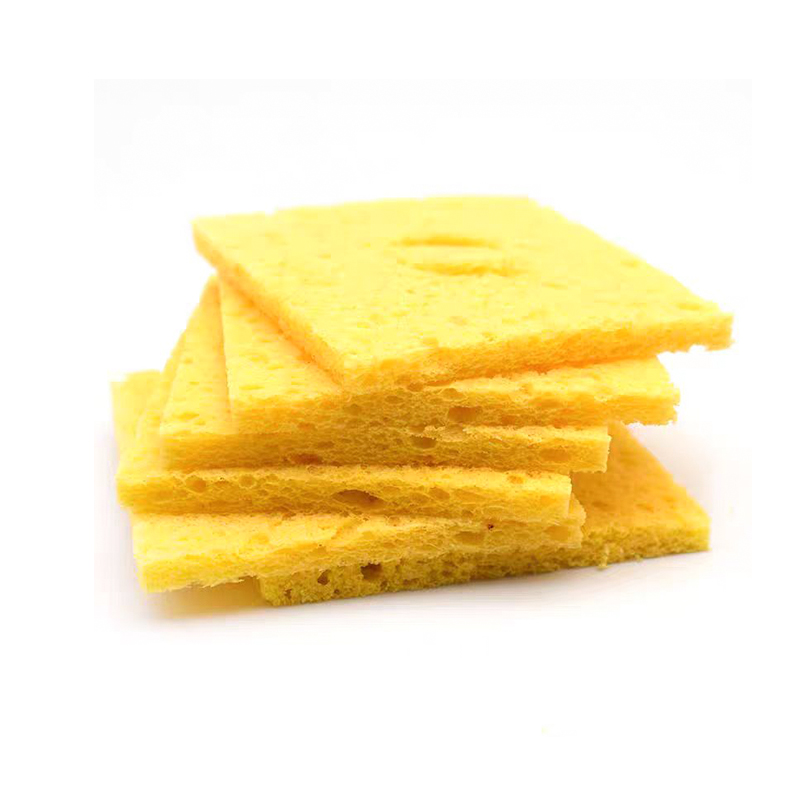 Soldering iron cleaning sponge