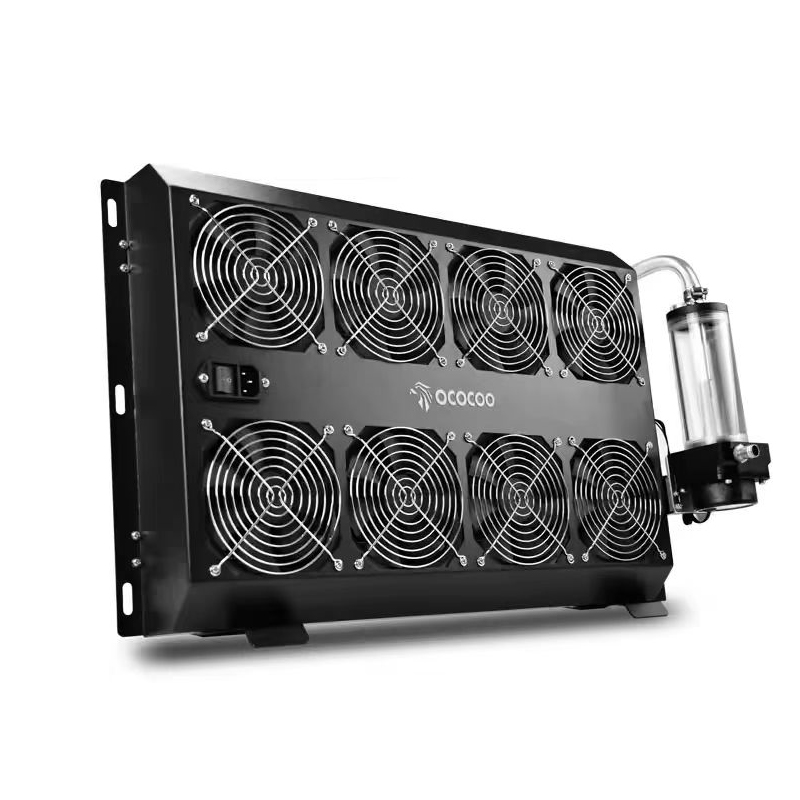 ASIC miner external water cooling radiator fan