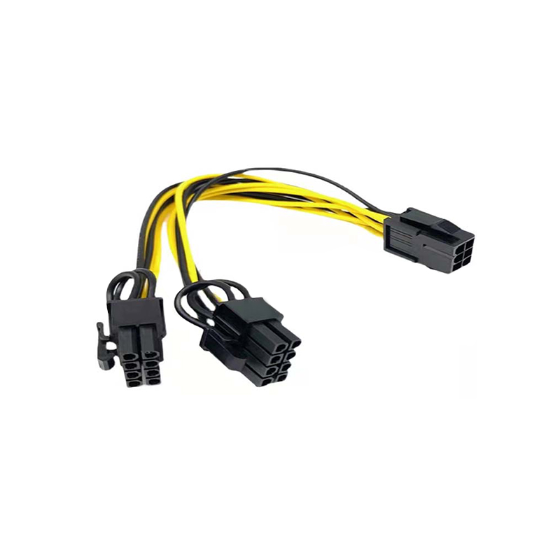 6P to dual 8P GPU power adapter cable