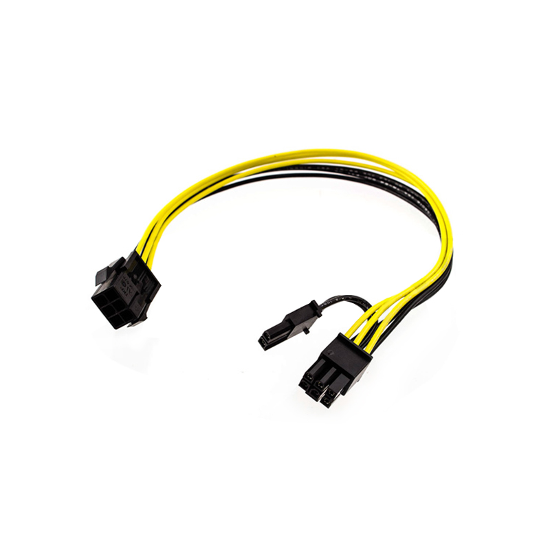 6 to 6+2P adapter cable