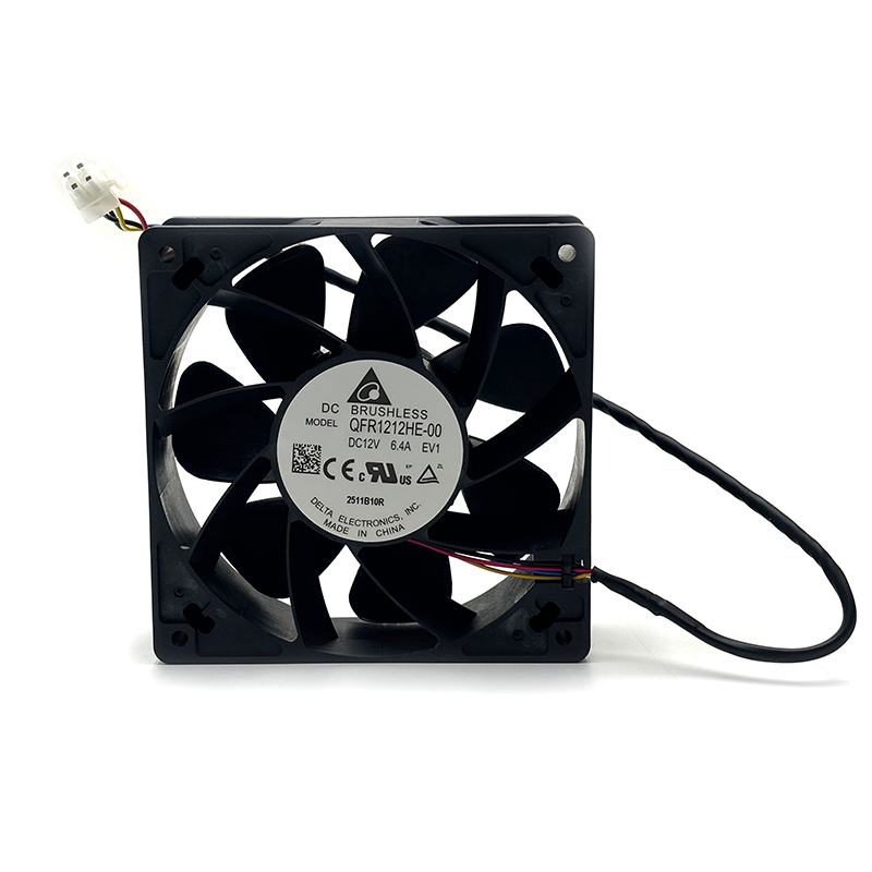 Original QFR1212HE-00 12V 6.4A cooling fan for Antminer S21 T21