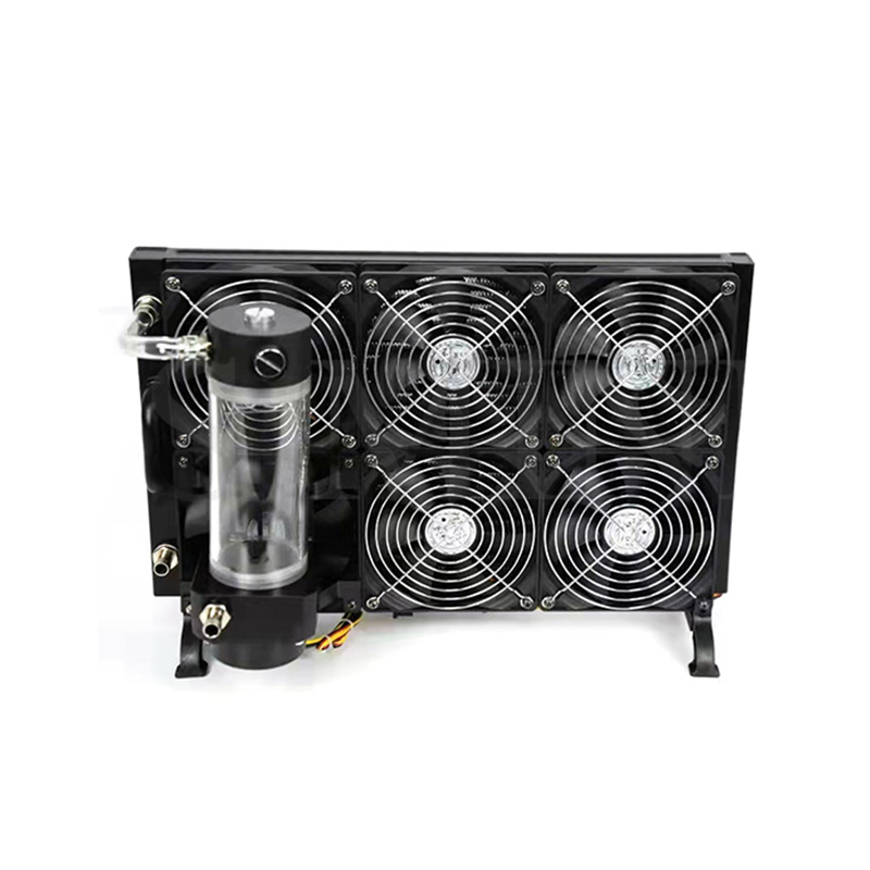 Graphics card dual drain cooling fan