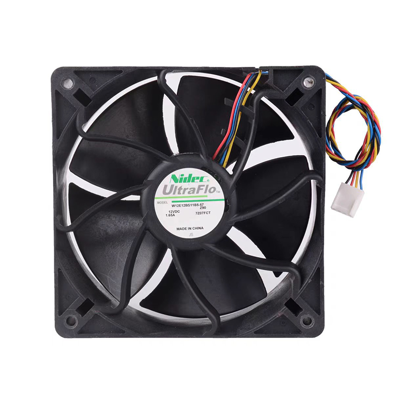 Nidec Antminer 12V 1.65A 6000RPM Miner Cooling Fan 120mm x 120mm x 38mm